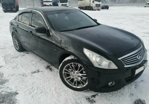 Дефлекторы окон (ветровики) Infiniti G-Series (V36) Sd 2006-2014 ХРОМ.МОЛДИНГ Кобра Тюнинг